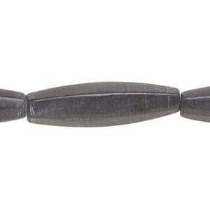 Blackstone 1pkg1, 6-sided oval bead 15.5-16 inch 30x8mm-33x10mm