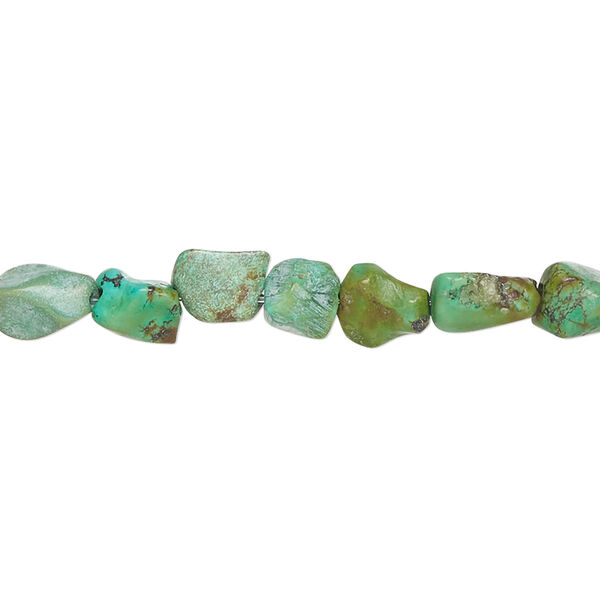 Turquoise 1pkg1, freeform bead D grade, 15.5-16 inch 5x4mm-14x8mm image number 0
