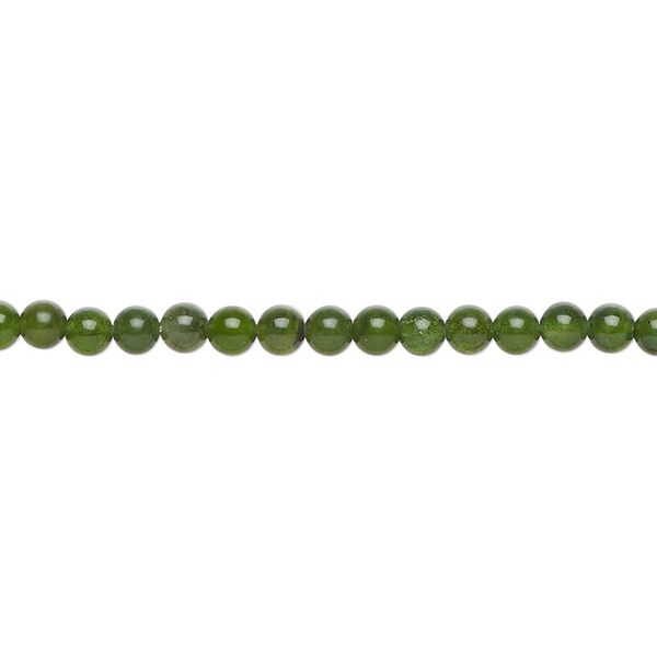 Quartz 1pkg1, round bead 15 inch 3-4mm image number 0