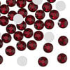 Flat back 1pkg24 vivid Siam foil back, Preciosa MAXIMA Czech crystal rhinestone, 6.3-6.5mm chaton rose round SS30 image number 0