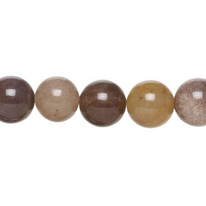 Purple aventurine 1pkg1, round bead natural, 15 inch 10mm