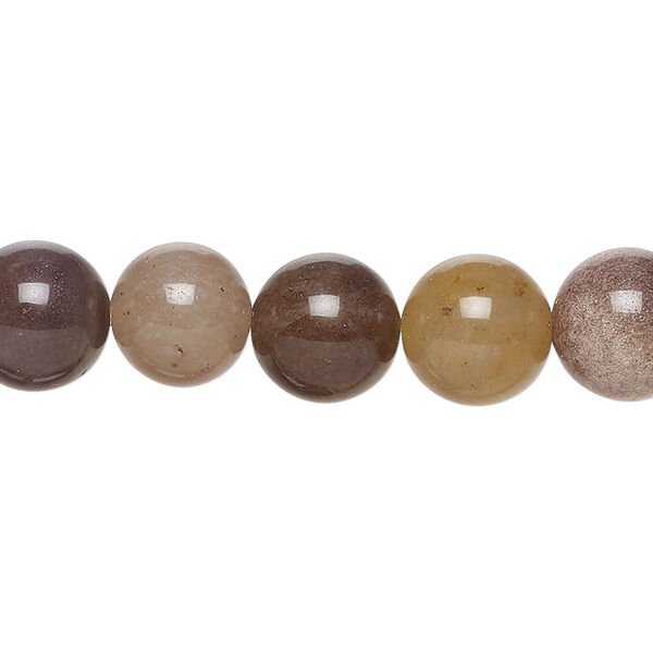 Purple aventurine 1pkg1, round bead natural, 15 inch 10mm image number 0