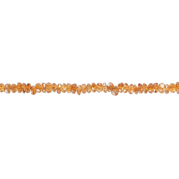 Bead, spessartite (natural), dark, 2x1mm-3x2mm hand-cut faceted rondelle with 0.4-0.6mm hole, B+ grade, Mohs hardness 6-1/2 to 7-1/2. Sold per 18-inch strand. image number 0
