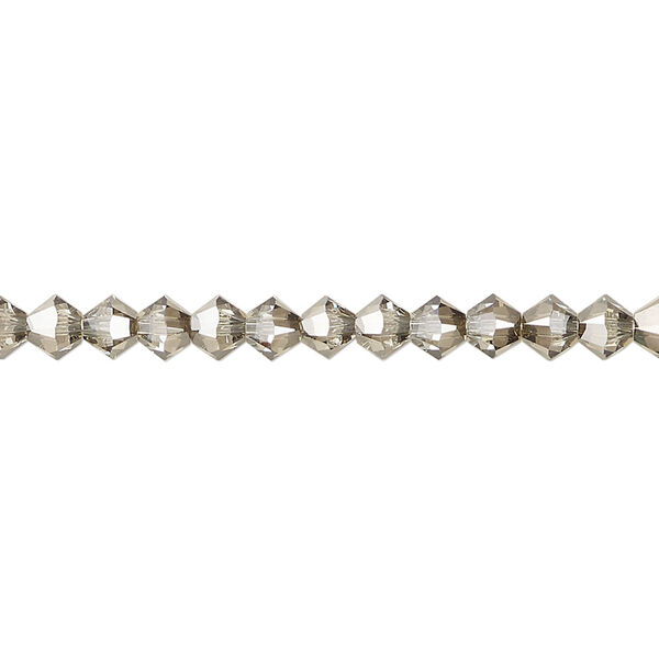 Bead 1pkg48 crystal bronze, Crystal Passions&reg; 4mm bicone 5328 image number 0