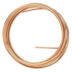 Wire, ParaWire™, copper, round, 14 gauge. Sold per 10-foot section.