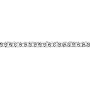 Chain 1pkg1 sterling silver cable, 3.5mm, 5 foot unfinished