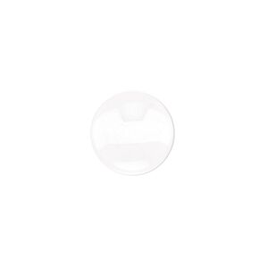 Cabochon, glass, transparent clear, 12mm non-calibrated round. Sold per pkg of 10.