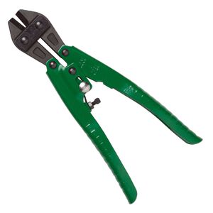 Wire cutter, steel, green and black, 8 inches. Sold individually.