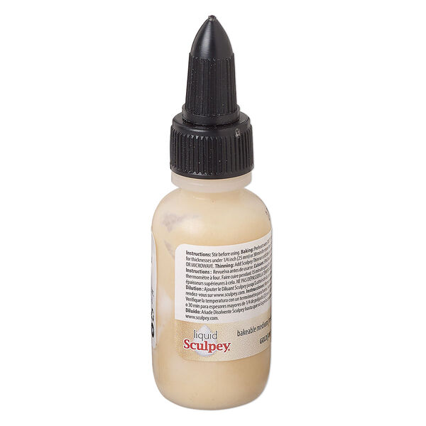 Liquid polymer clay, Liquid Sculpey®, opaque gold. Sold per 1-fluid ounce bottle. image number 0
