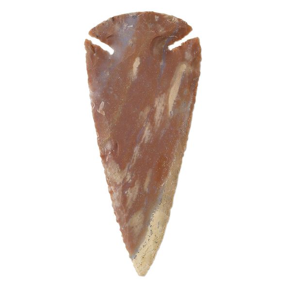 Jasper 1pkg1, hand-knapped arrowhead gift natural 3.5 inch image number 0