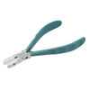 Pliers, Wubbers&reg; ProLine, flat-nose, steel / rubber / nylon, turquoise green, 5.75 inches. image number 1