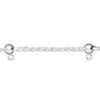 Sterling silver 1pkg1, French rope chain 16 inch / ball / closed loop 2mm / 5mm image number 1