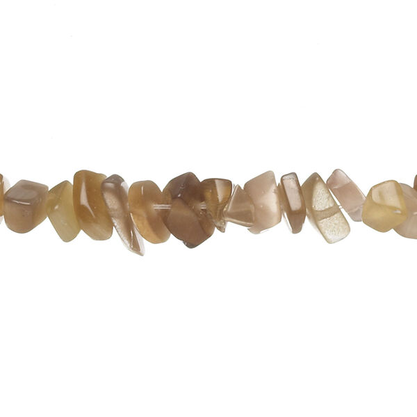 Bead, cat's eye glass (fiber optic glass), sand, small chip. Sold per 15-inch strand. image number 0