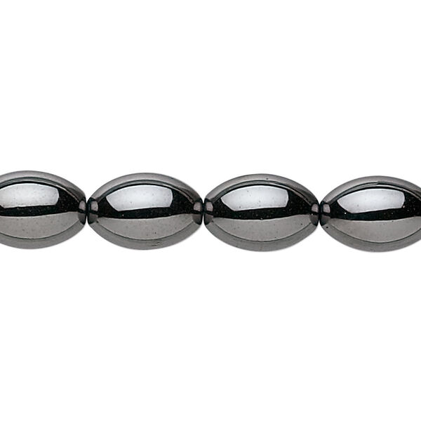 Bead, Hemalyke™ (man-made), 12x8mm oval. Sold per 15-1/2" to 16" strand. image number 0