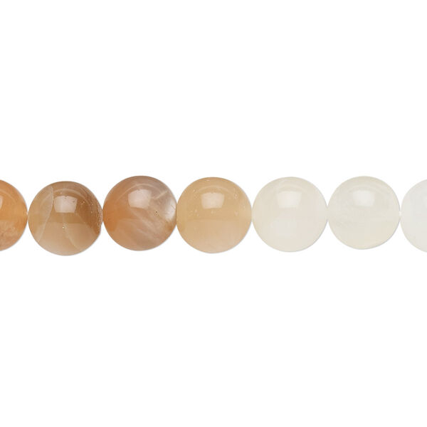 Bead, multi-moonstone (natural), 8mm hand-cut round, C grade, Mohs hardness 6 to 6-1/2. Sold per 15-1/2" to 16" strand. image number 0