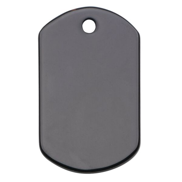 Black onyx 1pkg1, dog tag focal 42x25mm image number 0