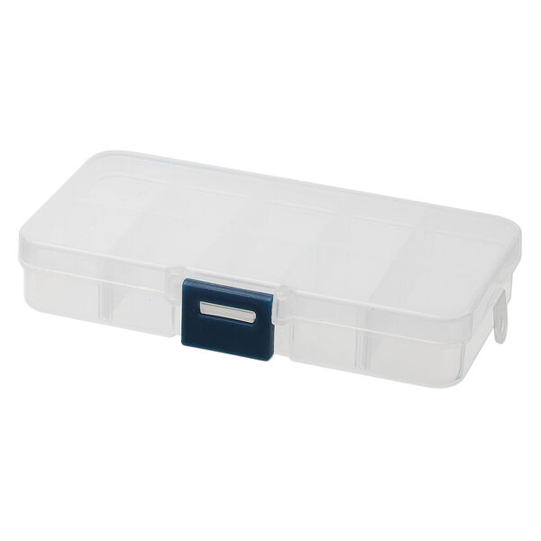 Organizer, plastic, 5-1/4x2-3/4x1 inch rectangle with 10 adjustable compartments. Sold per pkg of 5. image number 1