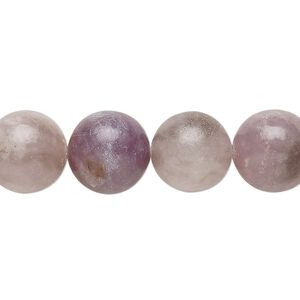 Quartz mix 1pkg1, round bead natural 15.5-16 inch 12mm