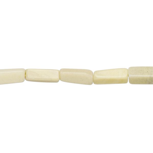 Peridot "jasper" 1pkg1, hand-cut square tube bead natural 13 inch 7x3mm-11x5mm image number 0