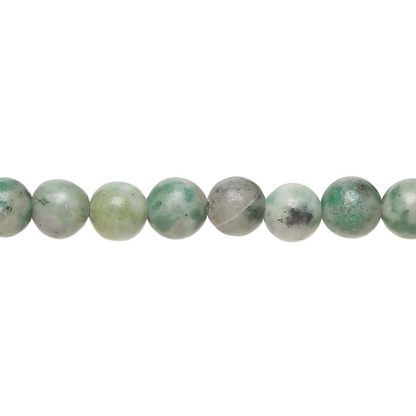 Ching hai "jade" 1pkg1, round bead natural 15.5-16 inch 6mm image number 3