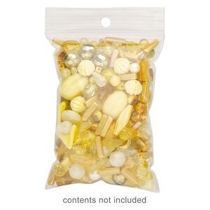 Bag, Tite-Lip™, plastic, clear, 3-3/4x2-3/4 inch top zip. Sold per pkg of 100.