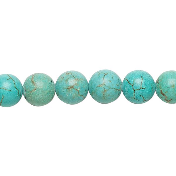 Magnesite 1pkg1, round bead 15 inch 8-9mm image number 0