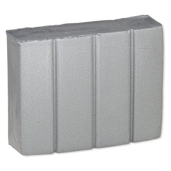 Polymer clay, Sculpey® PREMO, pkg/2 ounces, silver. image number 0