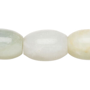 New "jade" 1pkg1, barrel bead natural, 15 inch 19x15mm-23x15mm