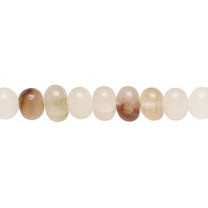 Multi-quartz 1pkg1, hand-cut rondelle bead 14 inch 6x5mm-7x6mm