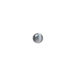 Cabochon, cat's eye glass (fiber optic glass), black, 6mm calibrated round, quality grade. Sold per pkg of 10.