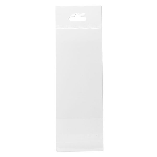 Bag, Clean-Vu®, plastic, clear, 4x2 inches with hole. Sold per pkg of 100. image number 1