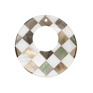 Focal, black lip shell / gold lip shell / mother-of-pearl shell (assembled), 29-31mm single-sided go-go, Mohs hardness 3-1/2. Sold individually.