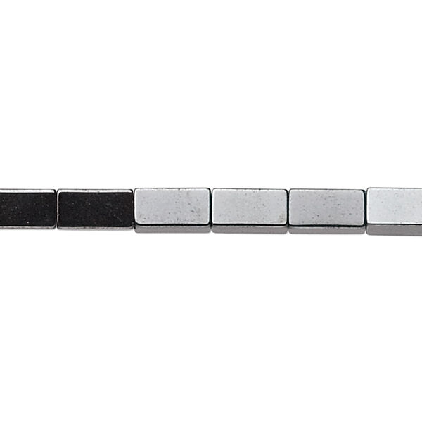 Bead, Hemalyke™ (man-made), 8x4mm square tube. Sold per 15-1/2" to 16" strand. image number 0