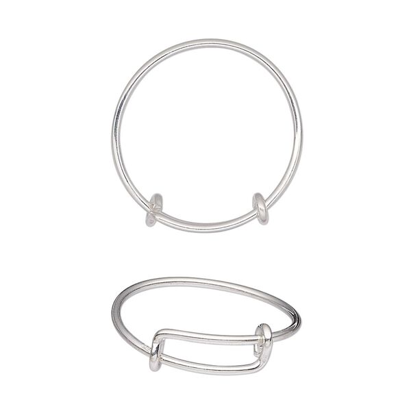 Ring, sterling silver, 1mm wide, adjustable from size 7-11. Sold individually. image number 0