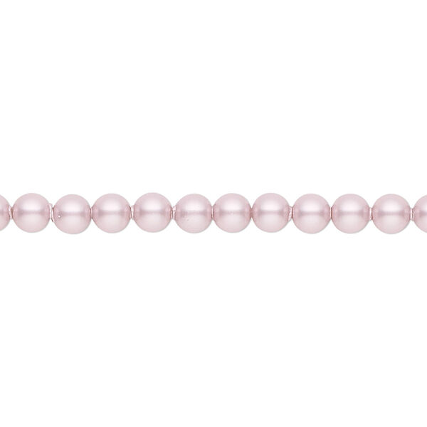 Pearl 500pk powder rose, Swarovski® 4mm round 5810 image number 0