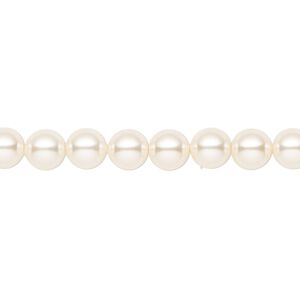 Pearl 500pk cream, Crystal Passions® 6mm round 5810