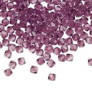 Bead 144pk iris, Crystal Passions® 4mm bicone 5328