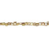 Mother-of-pearl shell 1pkg1, triangle tube bead 15 inch pale yellow and tan 7x6mm-10x9mm image number 1