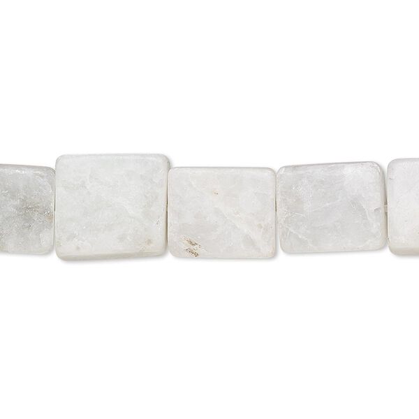 Amazonite 1pkg1, flat rectangle bead natural D grade, 15 inch 11x9mm-12x10mm image number 0
