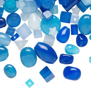 Quartz 1pkg1, mixed shape bead 2 oz mix 2mm-19x13mm