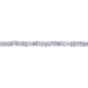 Tanzanite 1pkg1, hand-cut faceted rondelle bead 14 inch 3x1mm-3x2mm
