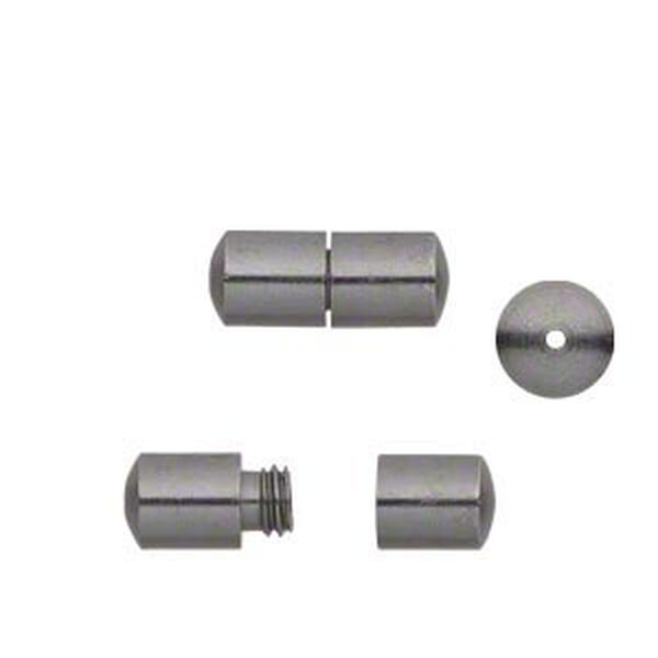 Clasp, barrel, gunmetal-finished brass, 12x5mm smooth round tube. Sold per pkg of 20. image number 0