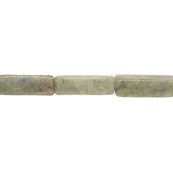 Serpentine 1pkg1, square tube bead natural 15 inch 14x4mm-16x6mm image number 0