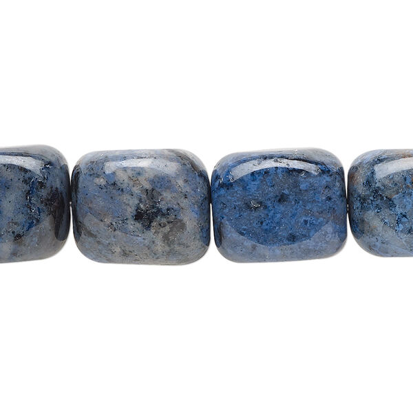 Bead, dumortierite (natural), medium tumbled nugget, Mohs hardness 7. Sold per 15-1/2" to 16" strand. image number 0