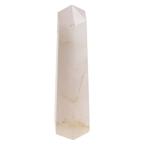 Rose quartz 1pkg1, hand-cut undrilled 6-sided point tower gift natural 3.5x0.75 to 4x1 inch