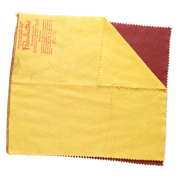 Polishing cloth with rouge, Fabulustre®, 10-1/2 x 8-inch rectangle. Sold individually. image number 0