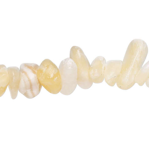 Bead, calcite (coated), large chip, Mohs hardness 3. Sold per 15-inch strand. image number 0