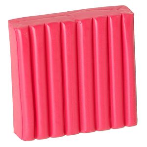 Polymer clay, Fimo® Professional, pkg/2 ounces, true red.