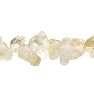 Citrine 1pkg1, chip bead 15.5-16 inch extra-large