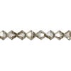 Bead 1pkg24 crystal bronze, Crystal Passions&reg; 6mm bicone 5328 image number 0